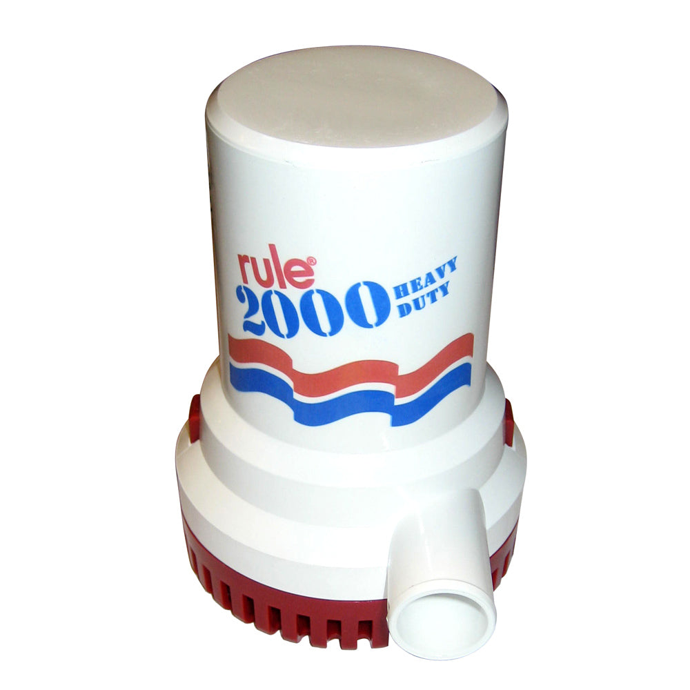 Rule 2000 GPH NonAutomatic Bilge Pump  24V