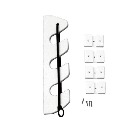 TACO 3Rod Poly Bungee Rod Holder Rack  White