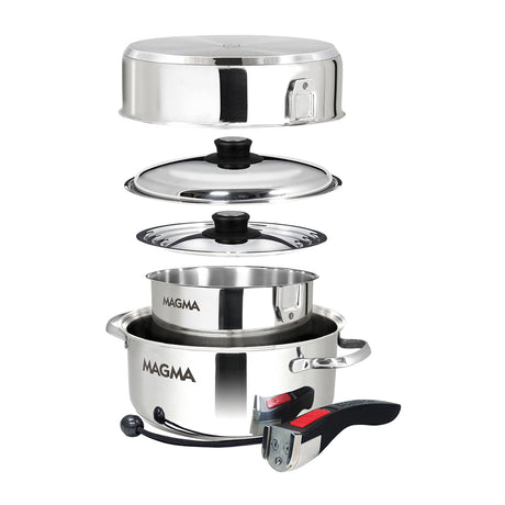 Magma 7 Piece Induction Cookware Set  Stainless Steel