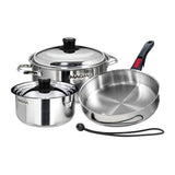 Magma 7 Piece Induction Cookware Set  Stainless Steel