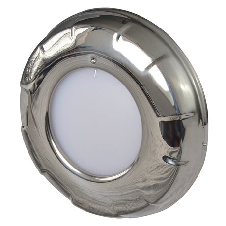 Lumitec Aurora  LED Dome Light  Polished SS Finish  2Color WhiteBlue Dimming