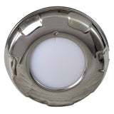 Lumitec Aurora  LED Dome Light  Polished SS Finish  2Color WhiteBlue Dimming