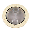 Beckson 4 Clear Center ScrewOut Deck Plate  Beige