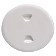 Beckson 5 TwistOut Deck Plate  White