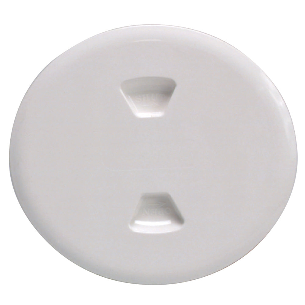 Beckson 5 TwistOut Deck Plate  White