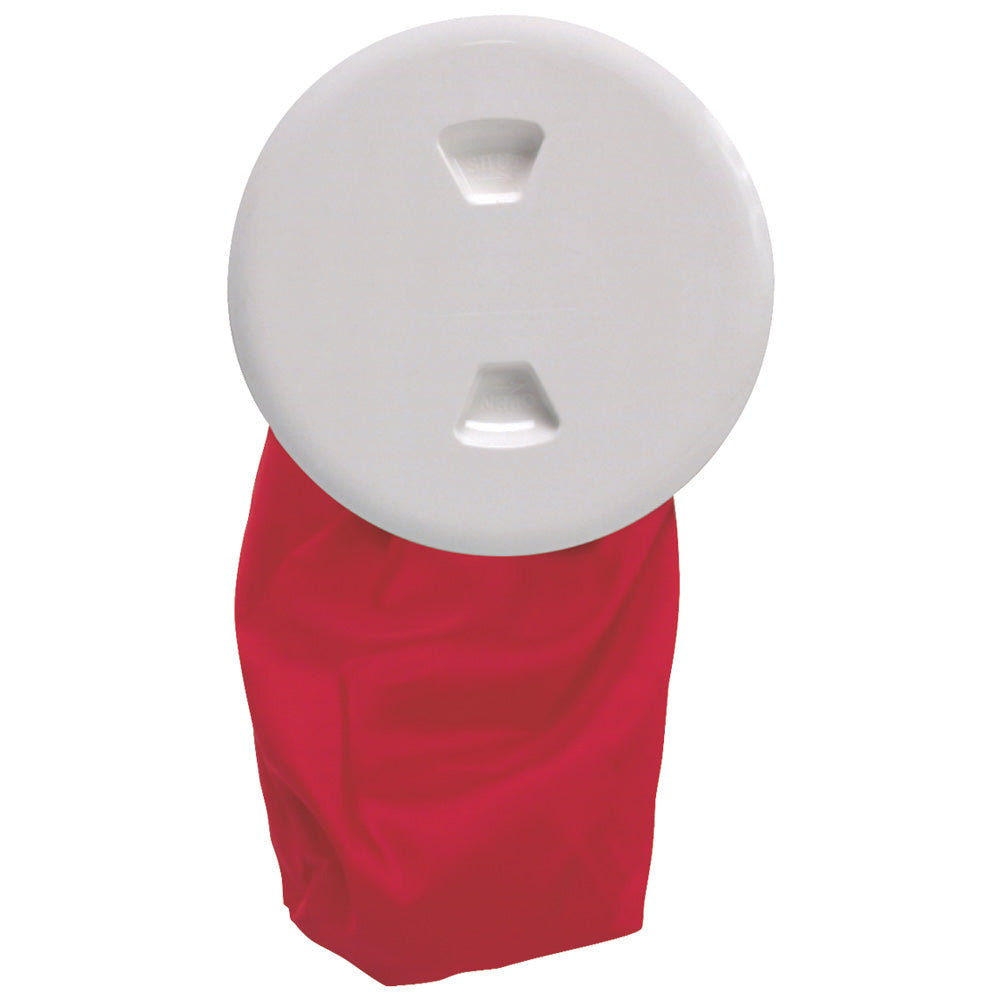 Beckson 5 StowAway Deck Plate  White w12 Bag