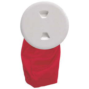 Beckson 5 StowAway Deck Plate  White w12 Bag