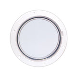 Beckson 6 Clear Center PryOut Deck Plate  White