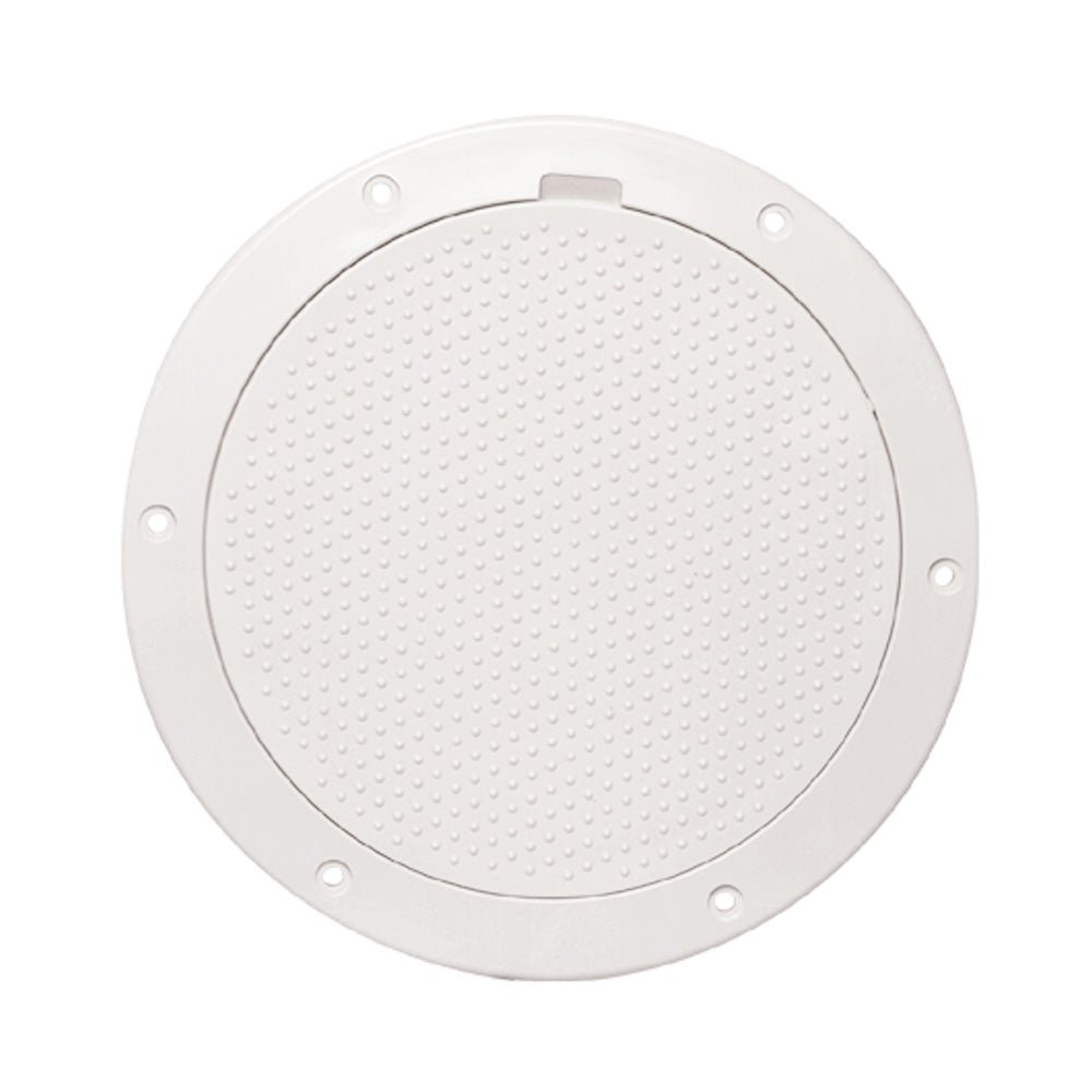 Beckson 6 NonSkid PryOut Deck Plate  White