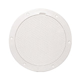 Beckson 6 NonSkid PryOut Deck Plate  White