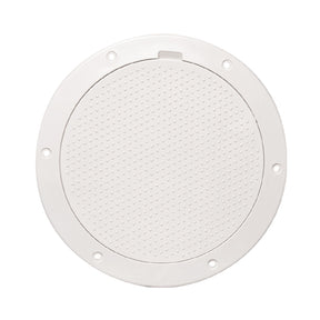 Beckson 6 NonSkid PryOut Deck Plate  White