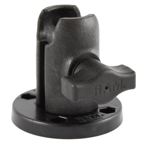 RAM Mount Single Socket Arm wRound Octagon Socket