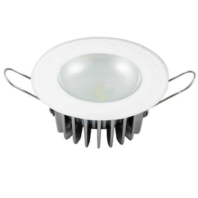 Lumitec Mirage  Flush Mount Down Light  Glass Finish  3Color RedBlue Non Dimming wWhite Dimming