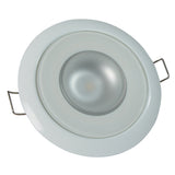 Lumitec Mirage  Flush Mount Down Light  Glass FinishWhite Bezel  4Color WhiteRedBluePurple NonDimming