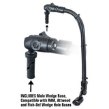 RAM Mount Transducer Arm Mount w1 Ball Wedge  Compatible wScottyHobie
