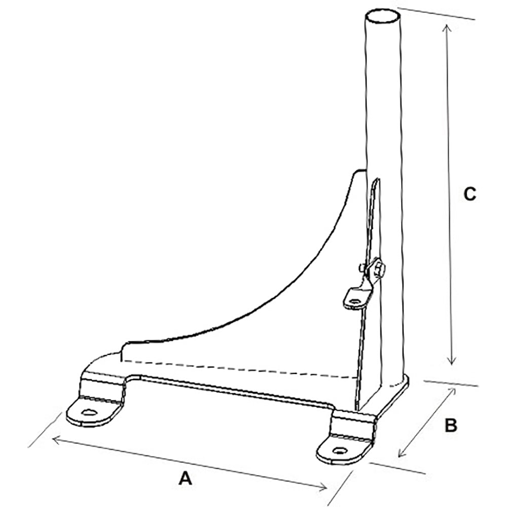 RAM Mount NoDrill Vehicle Base f 9821 Express Van Savana Van  More