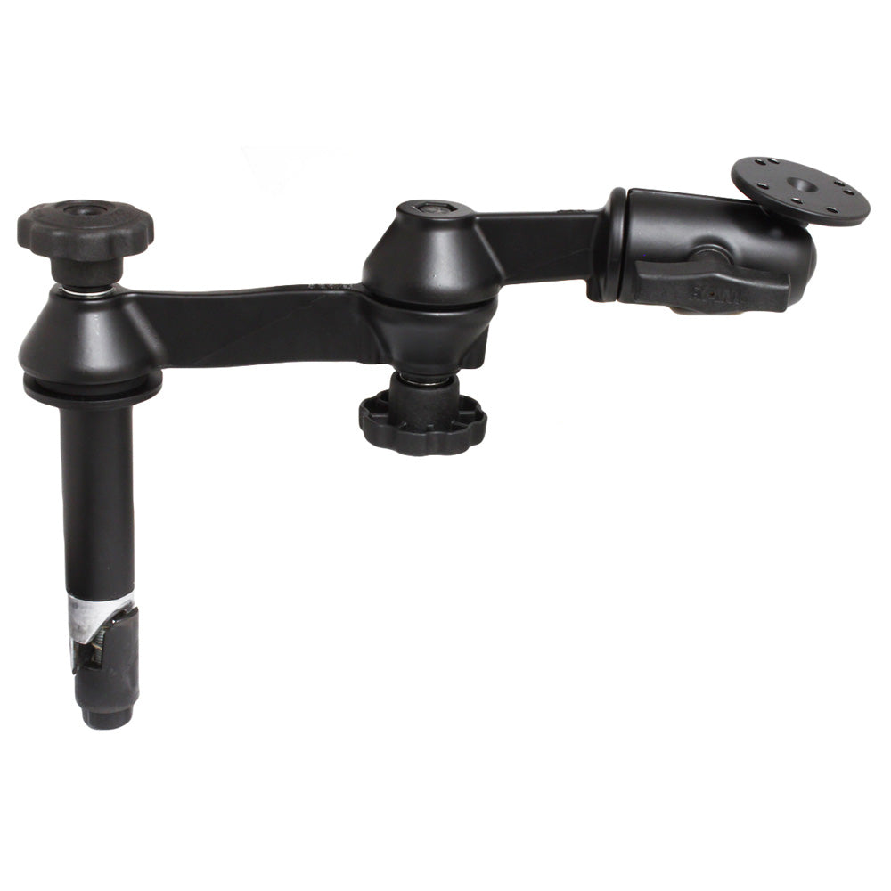 RAM Mount Double Swing Arm w4 Male TelePole  No Female
