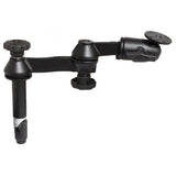 RAM Mount Double Swing Arm w4 Male TelePole  No Female