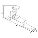 RAM Mount NoDrill Vehicle Base fFord Police Interceptor Sedan 2013 Ford Taurus 2013