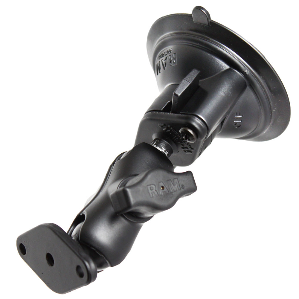 RAM Mount Twist Lock Suction Cup Mount wShort Arm Diamond Adapter