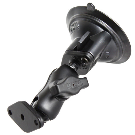 RAM Mount Twist Lock Suction Cup Mount wShort Arm Diamond Adapter