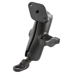 RAM Mount 9mm Angled Base wDouble Socket Arm  Diamond Adapter
