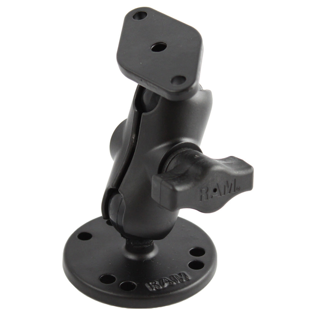 RAM Mount Flat Surface Mount Short Arm wDiamond Base
