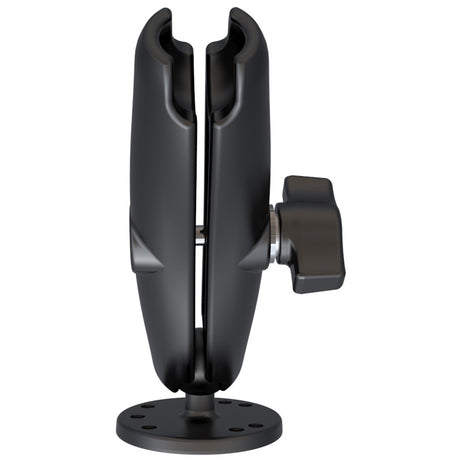 RAM Mount Long Double Socket Arm w25 Round Base
