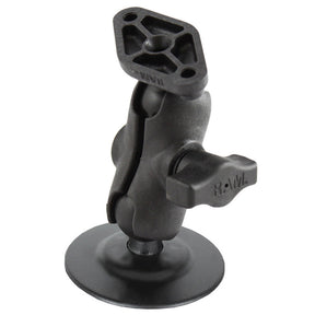 RAM Mount 1 Diameter Ball Mount wShort Double Socket Arm 25 Flex Adhesive Base  Diamond Base Adapter