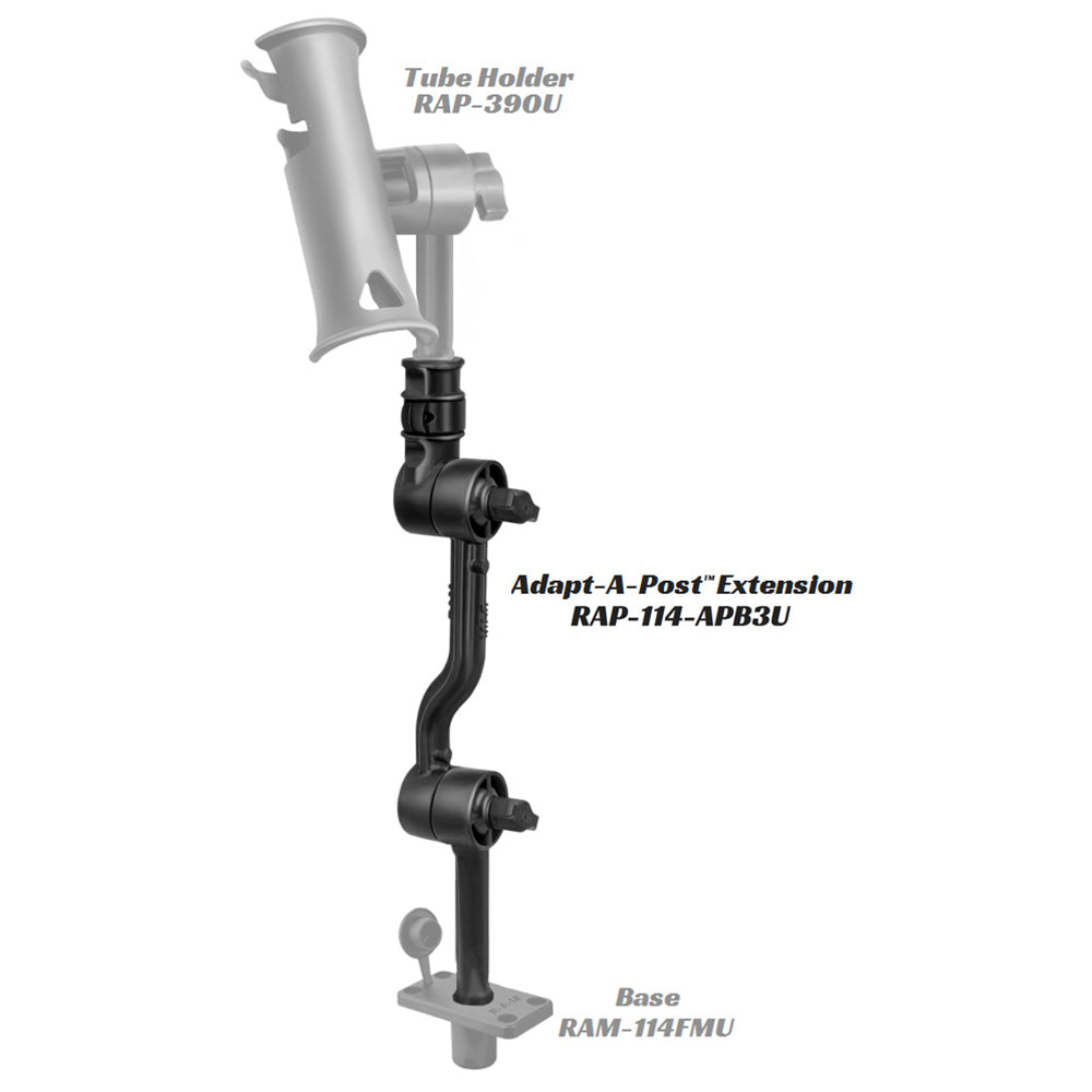 RAM Mount Adjustable AdaptaPost 16 Extension Arm