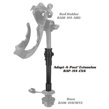 RAM Mount AdaptAPost 9 Extension Pole