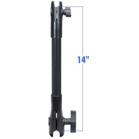 RAM Mount 14 Long Extension Pole w1 and 15 Single Open Socket