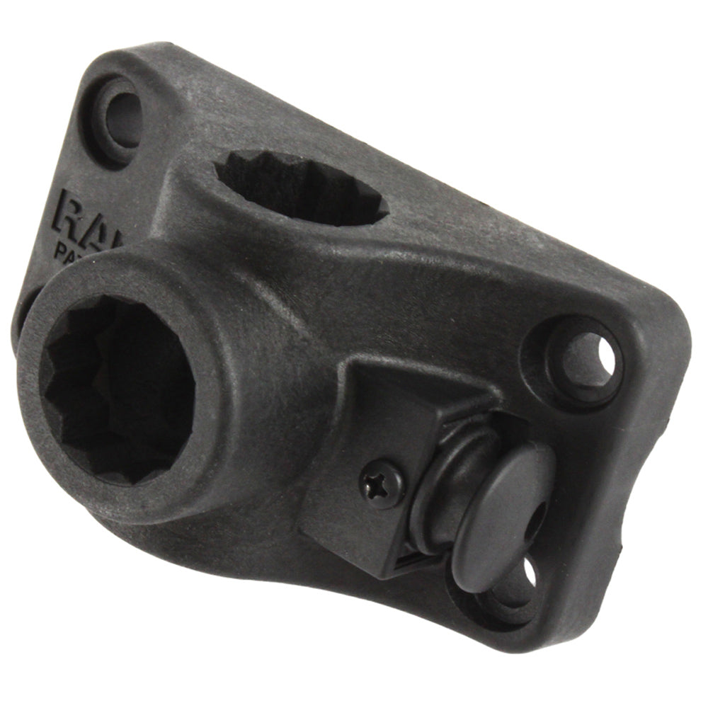 RAM Mount RAMROD Combination BulkheadFlat Surface Base wPlunger fSpline Posts