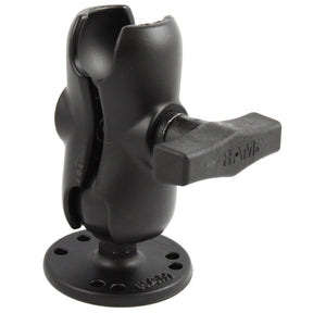 RAM Mount 15 Ball Short Arm w25 Round Base