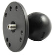 RAM Mount 25 Round Base w15 Ball  1420 Threaded Male Post fCameras