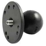 RAM Mount 25 Round Base w15 Ball  1420 Threaded Male Post fCameras
