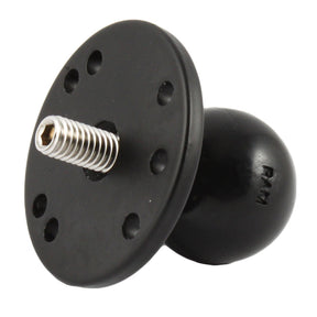 RAM Mount 25 Round Base w15 Ball  3816 Threaded Male Post fCameras