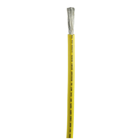 Ancor Yellow 2 AWG Battery Cable  Sold By The Foot