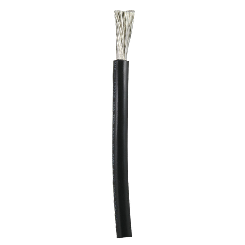 Ancor Black 10 AWG Battery Cable  Sold By The Foot