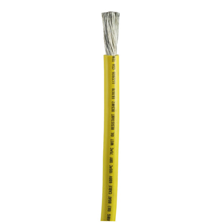 Ancor Yellow 10 AWG Battery Cable  Sold By The Foot