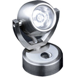 Lunasea Wall Mount LED Light wTouch Dimming  Warm WhiteBrushed Nickel Finish  Rotating Light