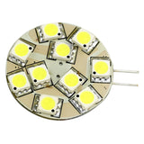 Lunasea G4 12 LED Side Pin Light Bulb  12VAC or 1030VDC 2W140 Lumens  Warm White