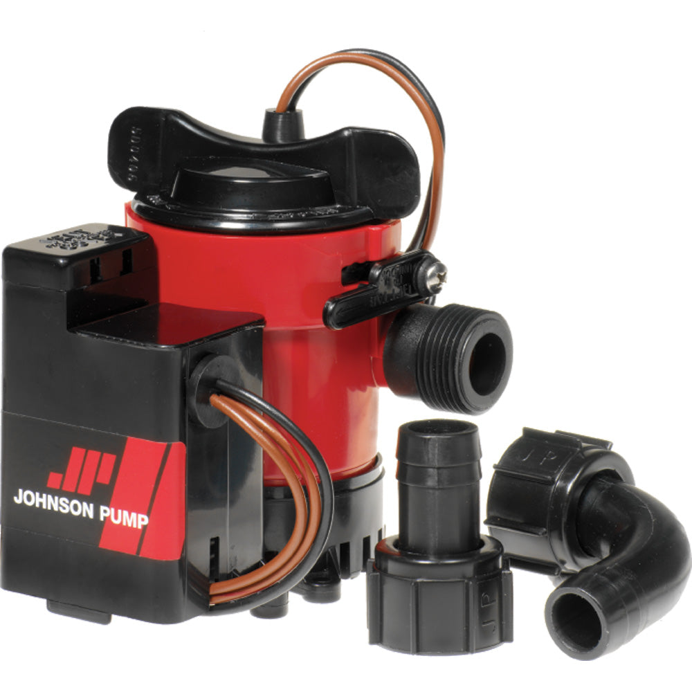 Johnson Pump Cartridge Combo 1000GPH Auto Bilge Pump wSwitch  12V