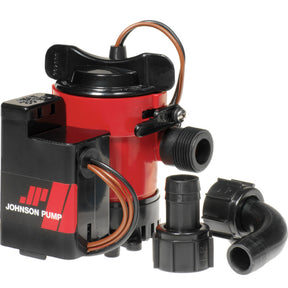 Johnson Pump Cartridge Combo 1000GPH Auto Bilge Pump wSwitch  12V
