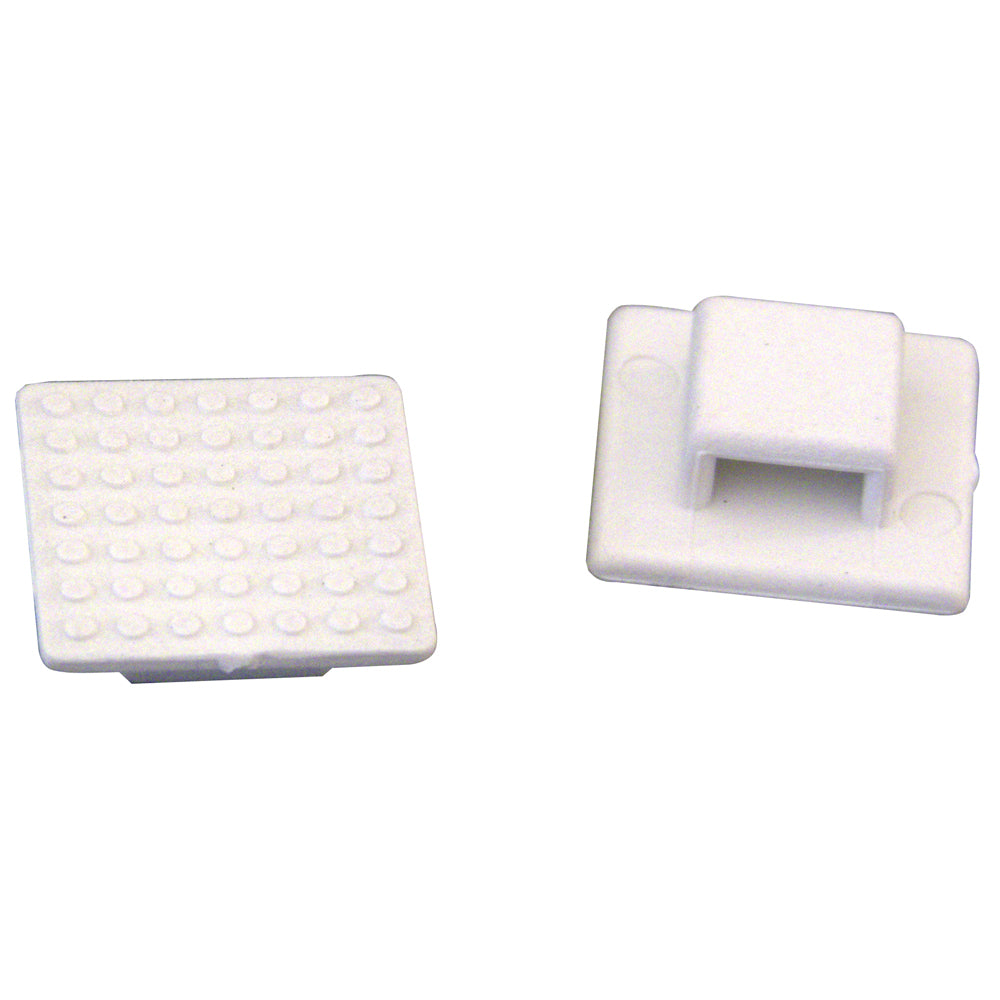 Weld Mount AT3 Small White Nylon Wire Tie Mount  Qty 50