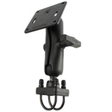 RAM Mount 15 Rail Mount wDouble UBolt Base  3625 Square Base VESA 75mm x 75mm Hole Pattern