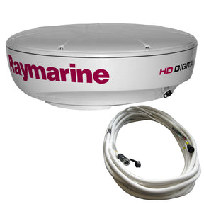 Raymarine RD418HD HiDef Digital Radar Dome w10M Cable