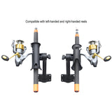 RAM Mount RAM Tube Jr Fishing Rod Holder wStandard 6 Length Post Spline  Bulkhead Mounting Base