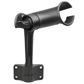RAM Mount RAM Tube Jr Fishing Rod Holder wStandard 6 Length Post Spline  Bulkhead Mounting Base