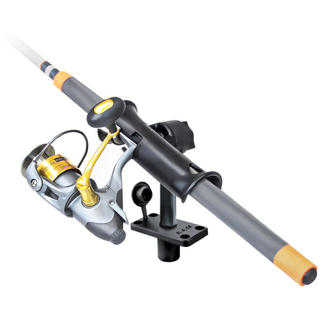 RAM Mount RAM Tube Jr Fishing Rod Holder wStandard 6 Length Post Spline  Flush Mounting Base